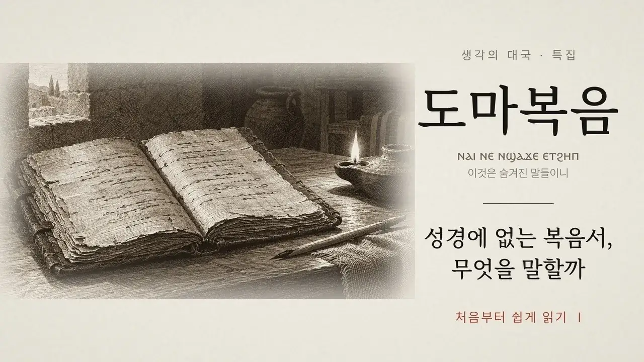 성경에 없는 복음서, 도마복음은 무엇을 말할까?