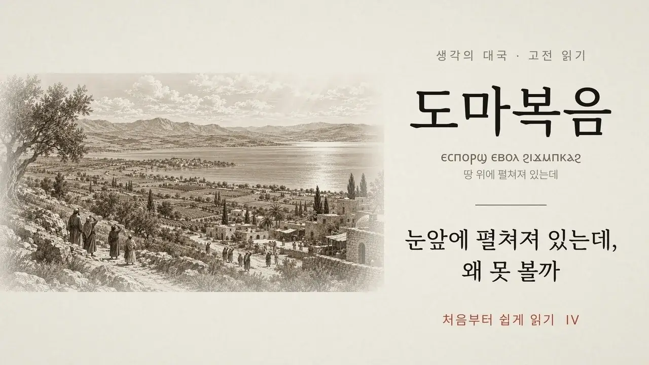 눈앞에 펼쳐져 있는데 왜 못 볼까?
