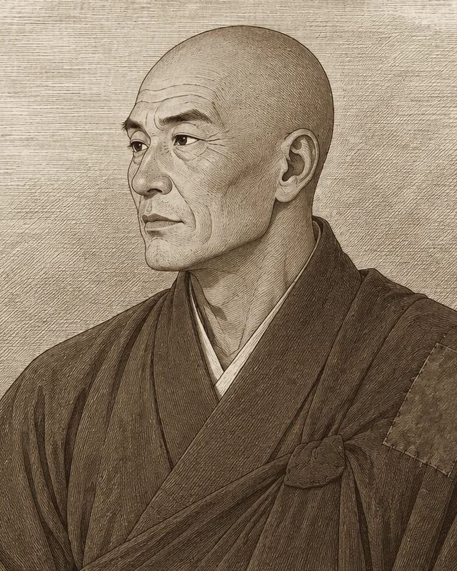 懶翁 — 想像で描いた姿